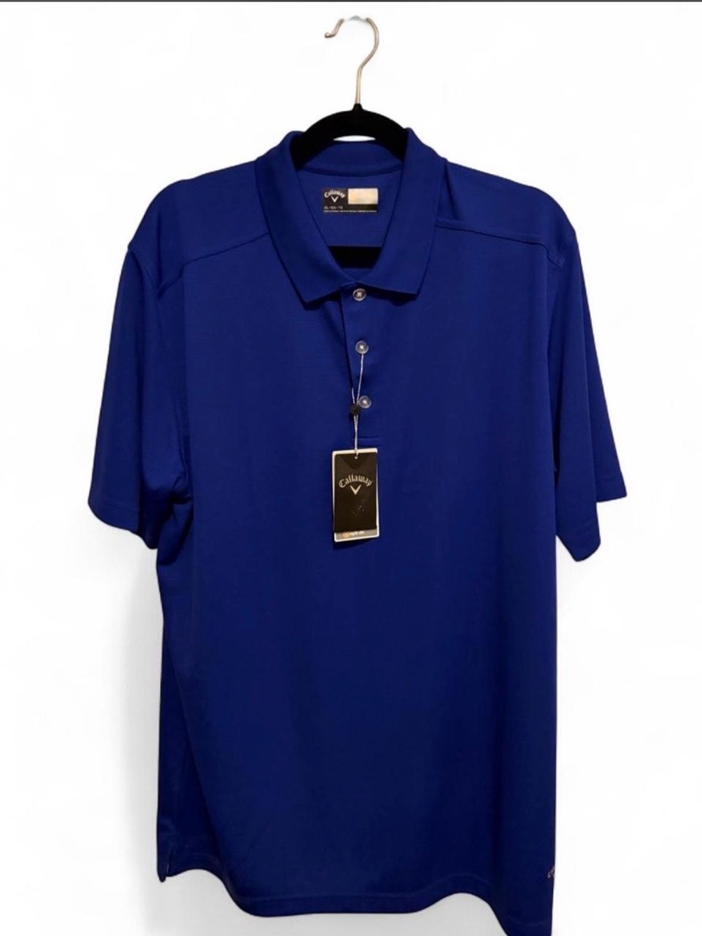 Callaway NWT Royal Blue XL Surf The Web Men's Golf Polo